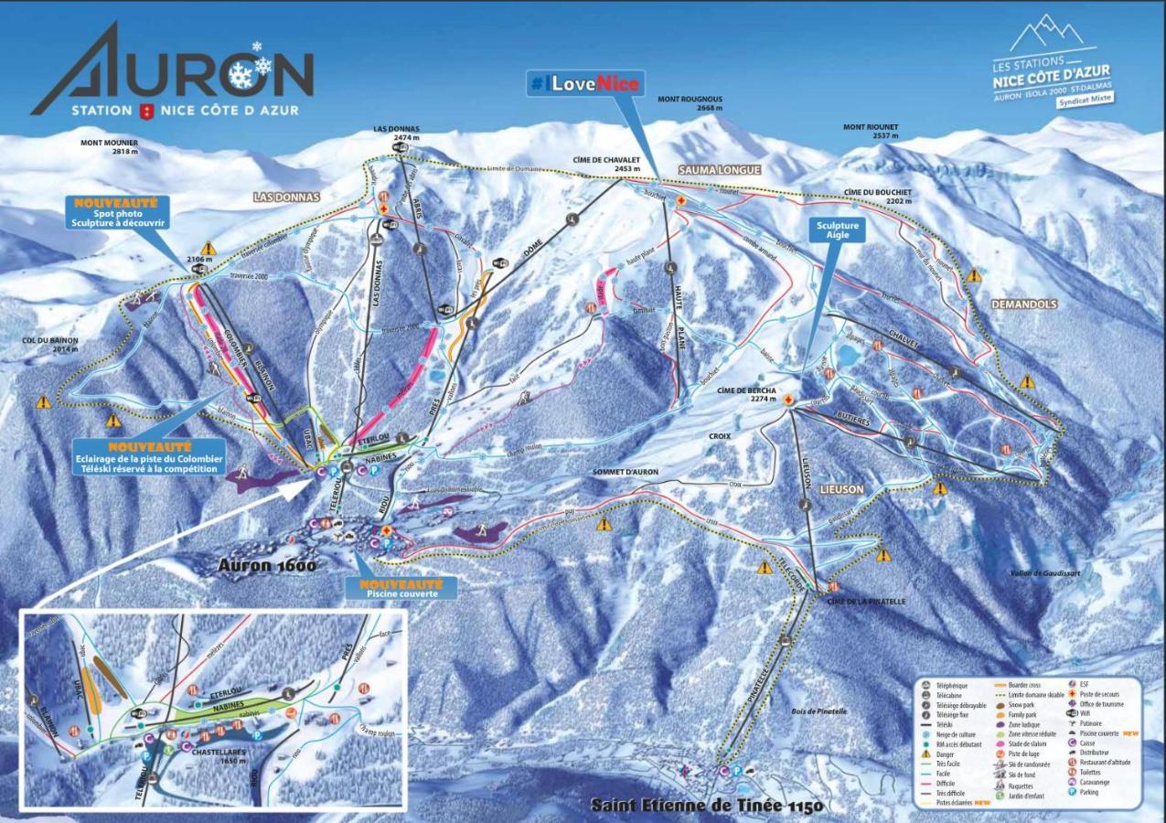 Cosy Appartement Au Calme A Deux Pas Du Centre Auron Exterior foto